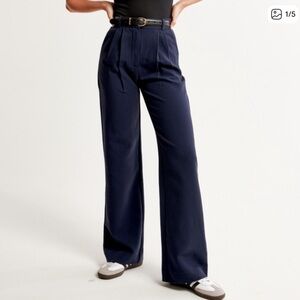 Abercrombie & Fitch Curve Love Sloan Wide Leg Pant